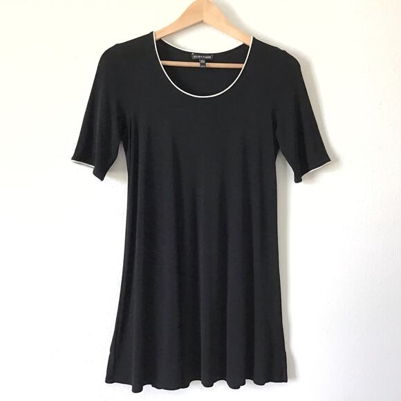 NEW EILEEN FISHER Silk Jersey Swing Tunic - Size XS - Picture 1 of 3